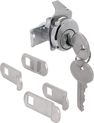 Nickel Steel Mailbox Lock With Dust Cover For Hudson Keyway