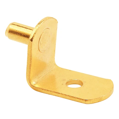 Prime-Line U 10170 Brass L-Shelf Pegs, 5 mm, 20 lb., 8-Pack