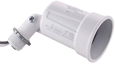 150w Par38 Weatherproof Outdoor Lampholder With Adjustable Head And Porcelain Socket