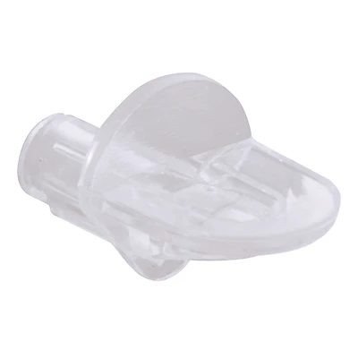 Prime-Line U 10147 Clear Plastic Shelf Support Pegs, 5mm, 8-Pack