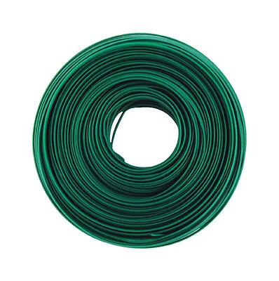 Ook 100 Ft. L Plastic 24 Gauge Green Wire For Crafting And Gardening