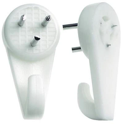 Ook 50095 Hard Wall Picture Hanger, 1-In., 15 Lb., 5-Pk.