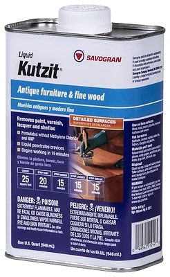 Savogran 1242 Kutzit Liquid Paint & Varnish Stripper, 1 Qt.