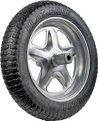 Jackson SFFTCC Flat-Free Wheelbarrow Tire, 16-In., Rubber