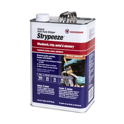 Savogran 01233 Strypeeze Semi-Paste Paint Stripper, 1 Gallon