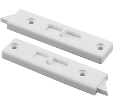 Window Tilt Latch, White Vinyl, 2-9/16 In.