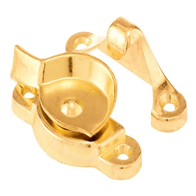 Prime Line F 2574 Double Hung Window Sash Lock, Bright Brass, 1-15/16 In.