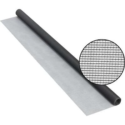 48 In. X 84 In. Charcoal Fiberglass Screen Cloth - Durable Insect Protection