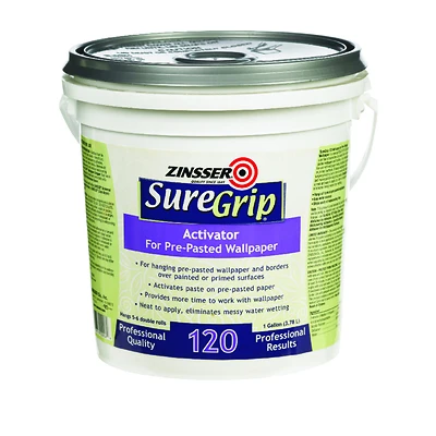 Zinsser 2906 SureGrip 120 Wallpaper Adhesive Activator, 1 Gallon