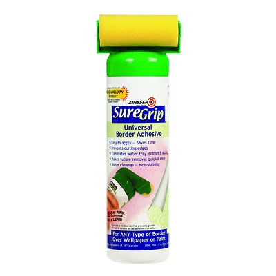 Zinsser 2876 SureGrip Universal Border Adhesive, 16 oz.