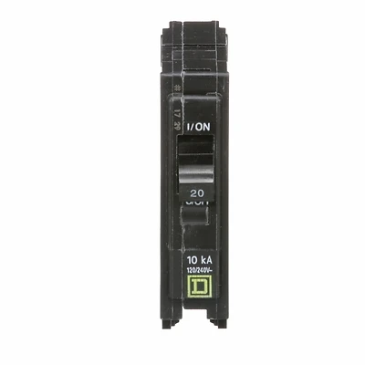 Square D QO120C 20-Amp Single-Pole Circuit Breaker