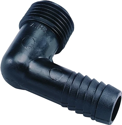 Underground Sprinkler Riser Flex Elbow, 1/2 MNPT x 1/2 In. Barb
