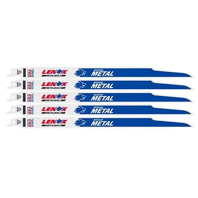 12 In. Bi-metal Reciprocating Saw Blade 18 Tpi Wave Edge 5 Pk