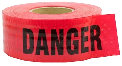 3 In. X 500 Ft. 5 Mil Reinforced Danger Barricade Tape