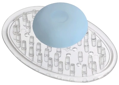 Clear Plastic Bar Soap Saver 0.8 In. H X 3 In. W X 6.35 In. L