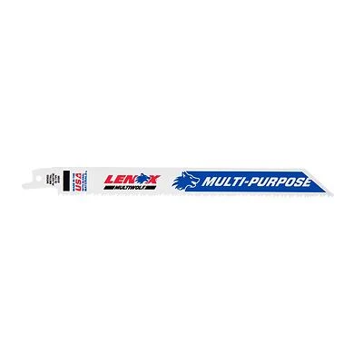 Lenox 20581S810R Bi-Metal Reciprocating Saw Blade, 8-In., 10/14-TPI