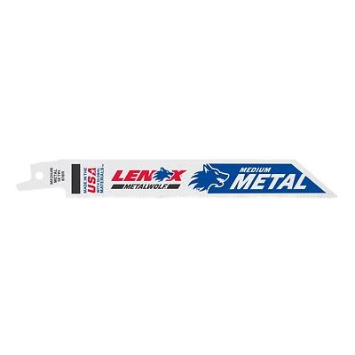 Lenox 20567S618R Bi-Metal Reciprocating Saw Blade, 6-In., 18-TPI