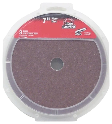Sanding Discs, Aluminum Oxide, 50-Grit, 7-In., 3-Pk.