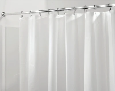 InterDesign 12052 Shower Curtain Liner, 72 In. X 72 In., Clear PEVA