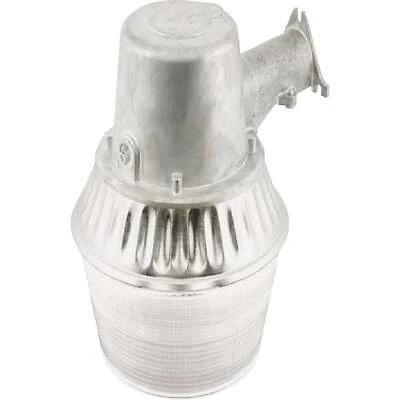 Dusk-to-Dawn LED Area Light, 4,000 Lumens, Gray Metal