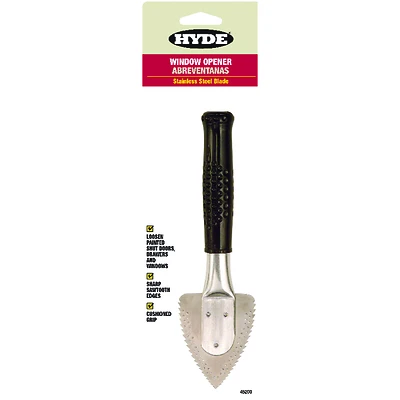 Hyde 45200 Window Opener Tool, Stainless Steel Sawtooth Blade