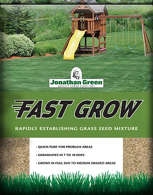 Jonathan Green 10820 Fast Grow Grass Seed Mixture, 3 Lbs.