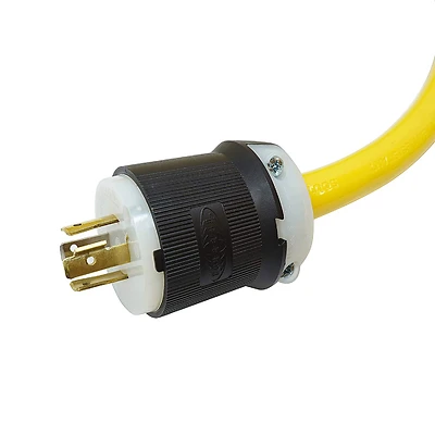 Yellow Jacket 1381 Generator Cord, 25 Ft., 10/4, 20A, Twist-to-Lock