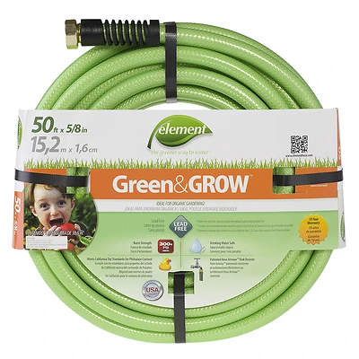 5/8 In. Dia. X 50 Ft. L. Drinking Water Safe Garden Hose