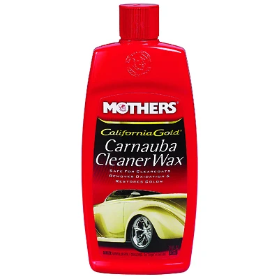 Mothers 05701 California Gold Cleaner Wax, Liquid, 16 oz.
