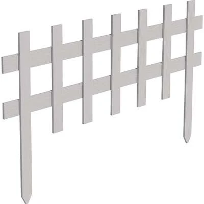 White Deluxe Cape Cod Picket Fence, 18 In. x 3 Ft.