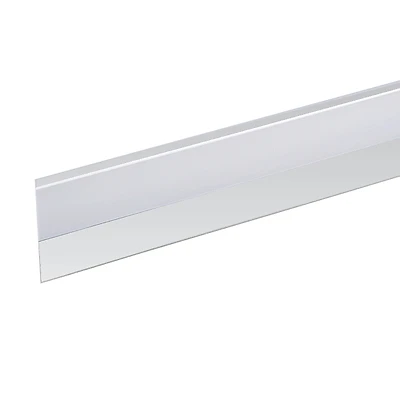 Frost King DS101CL Self-Stick Door Sweep, Vinyl, Clear, 1-1/2 x 36 In.