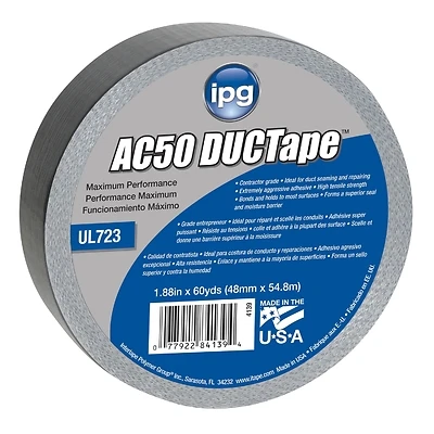 Ac50 Contractor Grade Duct Tape 1.88 In. X 60 Yd. Silver