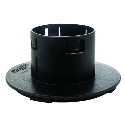 3 In. & 4 In. Black Universal Locking Basin Outlet, Model 1243, 1 Pk
