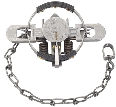 0473 1.5 In. Coil Spring Rubber Jaw Wildlife Trap