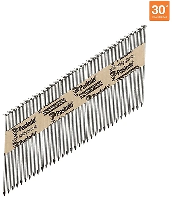 Paslode 650382 Framing Nails, 2-3/8 In., 30 Deg, Angled Strip, 2000 Pk