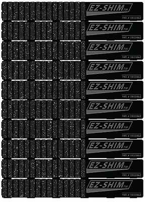 8 In. L Plastic Heavy Duty Shims 360 Pk, Model Etc 2, Reusable