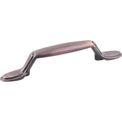 KasaWare K2363BORB-8 Cabinet Pull, Brushed Oil-Rubbed Bronze, 5 in L Handle, 15/16 in Projection, Zinc, 8/PK