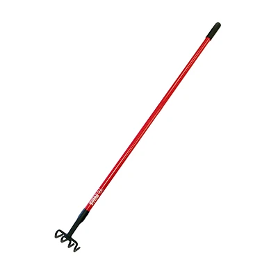 4-tine Steel Hand Cultivator With 58 In. Fiberglass Handle