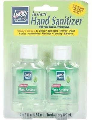 HAND SANITIZER W/ALOE 2OZ 2PK