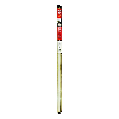 1.75 In. W. X 1.25 In. H. X 36 In. L. Satin Nickel Vinyl L-shaped Door Bottom With Drip Cap For 1-3/8 & 1-3/4 In. Door