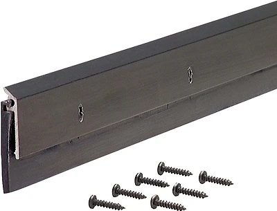 M-D 68254 Door Sweep, Aluminum, 36 In. L X 1-1/4 In. W