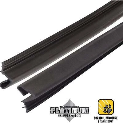 M-D 43347 Platinum Collection Door Weatherstrip Kerf Molding, Brown, 81 In.