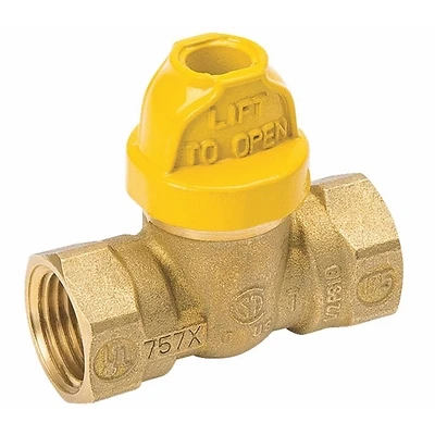 B&K ProLine 210-523RP Brass Gas Ball Valve, 1/2 In FPT, Full Port