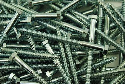 Zinc Plated Lag Bolt Hex 1/2 Inch X 6 Inch Model 01338