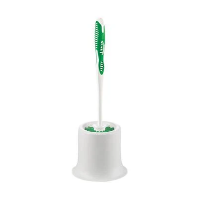 Libman 34 Toilet Bowl Brush With Caddy, 16.75 In., White