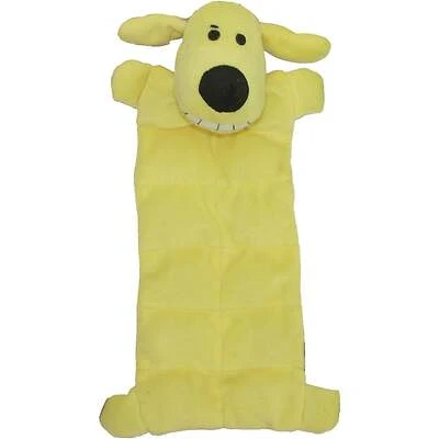 Multipet 47914 Loofa Squeaker Mat Dog Toy, Plush, 12 In.