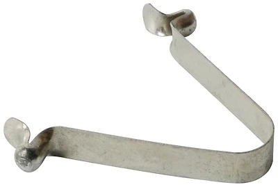M-mls Galvanized Spring Lock Clip, Stainless Steel, 2.875 In. Width, 1 Pk