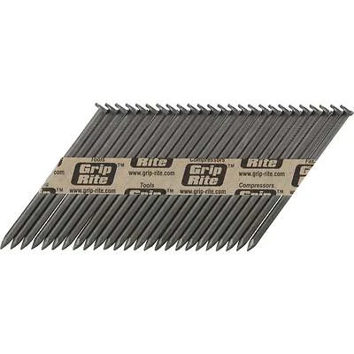 Grip-Rite 2-3/8 in. 11-1/2 Ga. Angled Strip Framing Nails 30 deg. Smooth Shank 1 pk