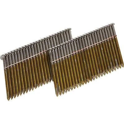 Grip-Rite 2-3/8 in. 11-1/2 Ga. Angled Strip Framing Nails 28 deg. Smooth Shank 1 pk
