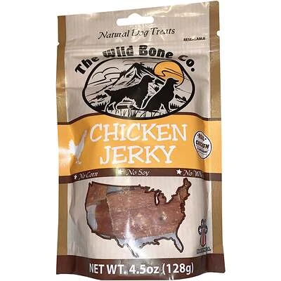 Wild Bone Co 1930.6 Chicken Jerky Dog Treat, Grain-Free, 4.5 Oz